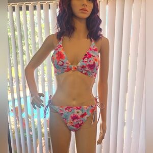 Victoria's Secret Floral Bikini Set, NWT.